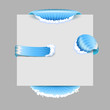 set of tag labels - beach comber