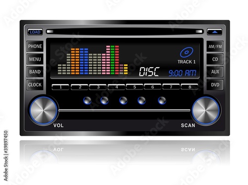 Illustration: An illustration of my own Car audio concept An illustration of my own Car audio concept