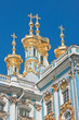 The Catherine Palace, located in the town of Tsarskoye Selo (Pus