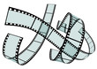 Filmstreifen, 3D, perspektivisch, Dia, Streifen, Filmrolle, Bild