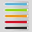 Collection of colour arrows