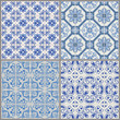 Seamless Vintage Background Collection - Victorian Tile in vecto