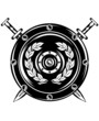 shield and crossed swords