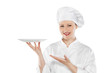 Young female chef