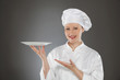 Young female chef