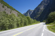 Road at Gudvangen, Norway Road at Gudvangen, Norway