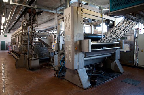 Photo: Industry: plant for textile printing Industry: plant for textile printing