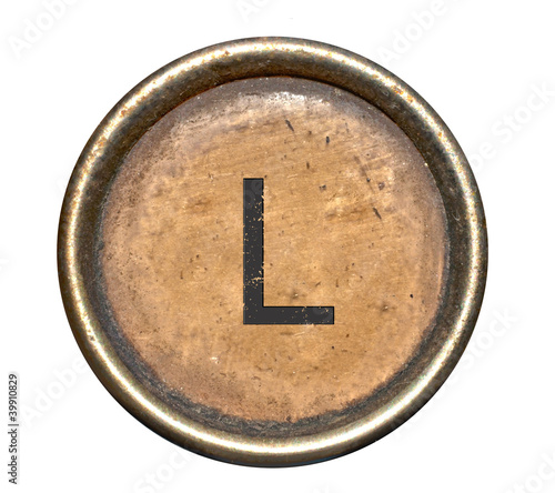 Photo: Font consisting of keys of a typewriter Font consisting of keys of a typewriter