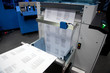 Print shop (press printing) - Finishing line Print shop (press printing) - Finishing line