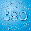 Water Drops Letters
