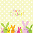 Easter card with copy space