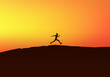 silhouette runner