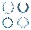 Vector: wreaths vector set wreaths vector set