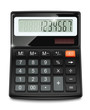 Vector: electronic calculator vector illustration isolated on white electronic calculator vector illustration isolated on white
