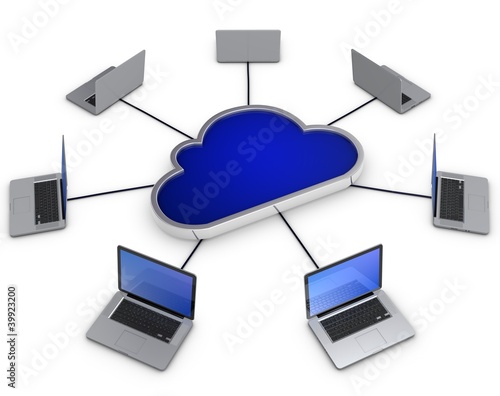 Illustration: cloud computing cloud computing