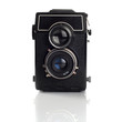 Old Lomo camera isolated on white background