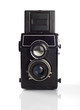 Old Lomo camera isolated on white background
