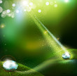 green vector background with with a drop of dew green vector background with with a drop of dew