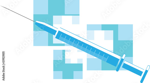 Illustration: syringe syringe
