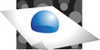 Illustration: White paper and paper weight White paper and paper weight