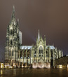 Cologne Cathedral at night, Germany