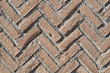 herringbone pattern brickwall detail