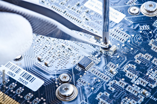 Photo: notebook repair printed circuit board notebook repair printed circuit board