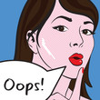 Pop Art Oops Lady