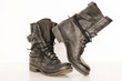 schwarze Stiefel