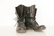 schwarze Stiefel