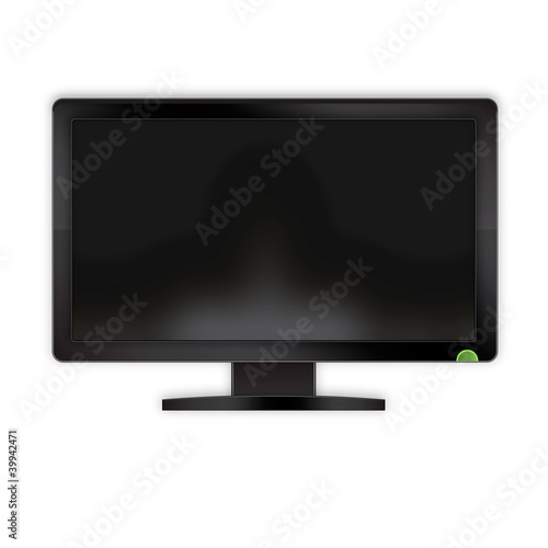 Vector: LCD monitor - vector illustration LCD monitor - vector illustration