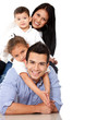 Family lying down