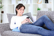 girl texting  message