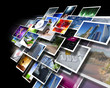 Illustration: Screens with images flow Screens with images flow