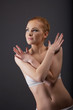 young sexy ballet girl walk in training cloth young sexy ballet girl walk in training cloth