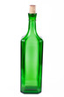 empty bottle on a white background