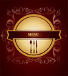 restaurant menu design, vector illustration