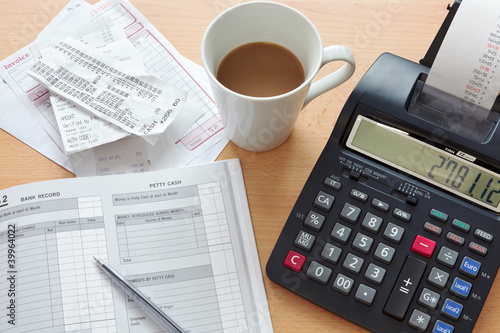 Photo: Bookkeeping sales ledger Bookkeeping sales ledger