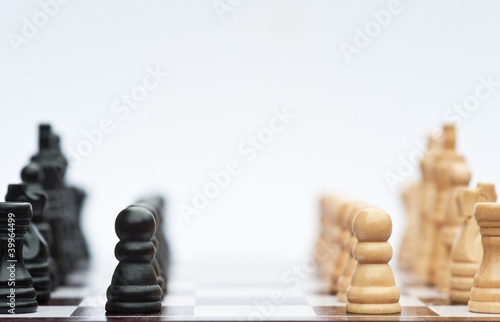 Photo: Chess game of strategy business concept application Chess game of strategy business concept application