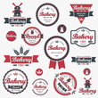 Vector: Set of vintage retro bakery badges and labels. Vector Set of vintage retro bakery badges and labels. Vector