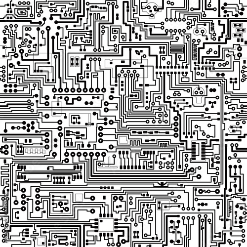 Vector: Vector seamless texture. Connections and contacts. Vector seamless texture. Connections and contacts.