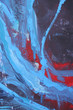 blue abstract brush picture