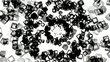 black ice block tunnel hole,crystal jewelry necklace,glass
