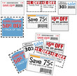 Store sale coupons for savings ads