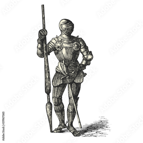 Vector: Henri ii en armure Henri ii en armure