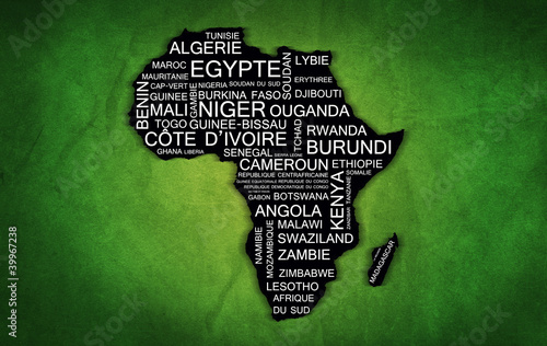 Illustration: Afrique (Vert) Afrique (Vert)