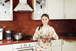 Woman gesturing both thumbs up