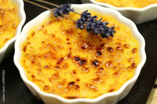 Photo: Creme brulee with lavender Creme brulee with lavender