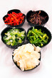Sliced vegetables