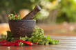 Mortar and pestle